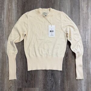 DL1961 Crewneck Lunne Pull Ivory Sweater-size XS *NEW w/ tags*
